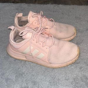 Girls baby pink Nike sneakers